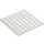 LEGO Blanc assiette 8 x 8 (41539 / 42534)