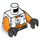 LEGO White Poe Dameron Minifig Torso (973 / 76382)