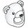 LEGO White Polar Bear Costume Head Cover (104485)
