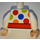 LEGO White Polka-Dot Man Minifig Torso (973 / 76382)