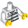 LEGO blanc Prisoner 86753 Minifig Torse (973 / 76382)
