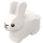 LEGO blanc lapin avec Pink Nose et Noir Rond Yeux (33026 / 49584)