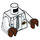 LEGO White Ray Arnold Minifig Torso (973 / 76382)