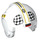 LEGO Bianco Rebel Pilota Casco con U-Ala Chequered Modello (28522 / 30370)