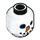 LEGO White Rebel Pilot Snowman Minifigure Head (Recessed Solid Stud) (3626 / 39140)