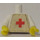 LEGO White Red Cross Doctor Town Torso (973)