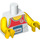 LEGO White Relay Runner Torso (973 / 88585)