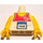 LEGO White Relay Runner Torso (973 / 88585)