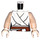 LEGO White Rey in White Robes Minifig Torso (973 / 76382)