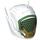 LEGO Weiß Roboter Helm mit Ear Antennas mit Green und Schwarz Hexagons (46534 / 76821)