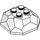 LEGO Weiß Felsen 4 x 4 x 1.3 oben (30293 / 42284)