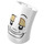 LEGO White Round Brick with Elbow with Lumière Face (Shorter) (65473 / 102133)