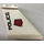 LEGO White Rudder 1 x 3 x 4 with Box and Arrows and Globe Left  &#039;POLICE&#039; Right Sticker (2340)