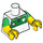 LEGO White Rugby Player Minifig Torso (973 / 16360)