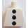 LEGO White Sad Clown Torso without Arms (973)