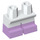 LEGO blanc Court Jambes avec Court Jambes avec lavendar feet (37679 / 41879)