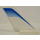 LEGO White Shuttle Tail 2 x 6 x 4 with Dragon Fly graduated color wave on both sides Sticker (6239)