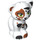 LEGO Blanc Sitting Chat avec Vert Yeux et Marron et Noir Patches (37068)