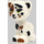 LEGO Blanc Sitting Chat avec Vert Yeux et Marron et Noir Patches (37068)