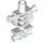 LEGO Blanco Esqueleto Cuerpo con Hombro Rods (60115 / 78132)