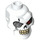 LEGO Wit Skelet Hoofd met Rood Links Eye en Zilver Eyepatch (43693 / 44941)