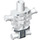 LEGO White Skeleton Torso Thick Ribs with Gray Loincloth (93060 / 93763)