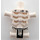 LEGO Bianco Scheletro Busto con Angular Ribs con Bianco Loincloth (93060 / 93764)