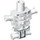 LEGO Bianco Scheletro Busto con Angular Ribs con Bianco Loincloth (93060 / 93764)