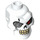 LEGO White Skull Head with Red Left Eye and Silver Eyepatch (43693 / 44941)