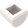 LEGO White Slope 1 x 1 Curved (49307)
