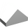 LEGO blanc Pente 1 x 2 (45°) Double / Inversé avec fond ouvert (3049)