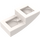 LEGO blanc Pente 1 x 2 Incurvé (3593 / 11477)