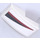 LEGO White Slope 1 x 2 Curved with Red and Black Stripe Left Sticker (11477)