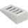 LEGO Blanc Pente 1 x 2 x 0.7 (18°) avec Grille (61409)