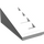 LEGO blanc Pente 1 x 2 x 0.7 (18°) avec Grille (61409)