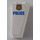 LEGO blanc Pente 1 x 2 x 3 (75°) Inversé avec &#039;Police&#039; et Gold Police Badge - La gauche Côté Autocollant (2449)