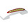 LEGO White Slope 1 x 4 Curved Double with Yellow and stitch (36020 / 93273)