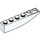 LEGO Blanco Con pendiente 1 x 6 Curvo Invertido (41763 / 42023)