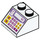 LEGO Weiß Steigung 2 x 2 (45°) mit Cash Register (3039 / 24566)