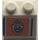 LEGO White Slope 2 x 2 (45°) with Coast Guard logo Sticker (3039)