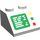 LEGO Weiß Steigung 2 x 2 (45°) mit Computer Screen (3039)