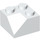 LEGO White Slope 2 x 2 (45°) with Double Concave (Rough Surface) (3046 / 4723)