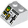 LEGO blanc Pente 2 x 2 (45°) avec Gauges, Switches et Levier (11736 / 55068)