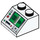 LEGO blanc Pente 2 x 2 (45°) avec X-Ray Corps Scanner (3039 / 96597)