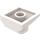 LEGO Weiß Steigung 2 x 2 Gebogen mit gebogenem Ende (47457)