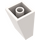 LEGO Weiß Steigung 2 x 2 x 3 (75°) Hohlbolzen, raue Oberfläche (3684 / 30499)