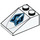 LEGO blanc Pente 2 x 3 (25°) avec Espacer Rangers logo avec surface rugueuse (3298 / 89525)