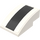 LEGO blanc Pente 2 x 3 Incurvé avec Noir Stripe Autocollant (24309)