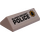 LEGO White Slope 2 x 4 (45°) Double with Super Secret Police (Right) Sticker (3041)