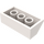 LEGO Bianco Pendenza 2 x 4 (45°) con superficie liscia (3037)